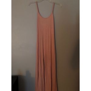 Maxi dress with front thigh slit